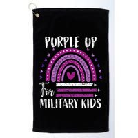 Purple Up For Military Child Month Golf Towel