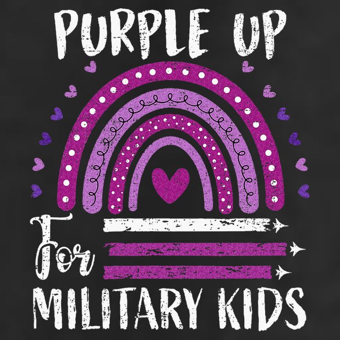 Purple Up For Military Child Month Golf Towel