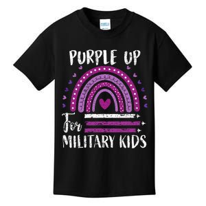 Purple Up For Military Child Month Kids T-Shirt