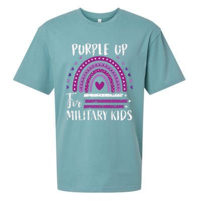 Purple Up For Military Child Month Sueded Cloud Jersey T-Shirt