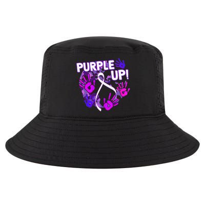 Purple Up For Military Month Of The Military Child Cool Comfort Performance Bucket Hat