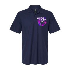 Purple Up For Military Month Of The Military Child Softstyle Adult Sport Polo