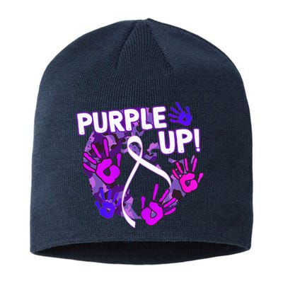 Purple Up For Military Month Of The Military Child Sustainable Beanie