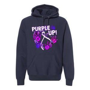 Purple Up For Military Month Of The Military Child Premium Hoodie