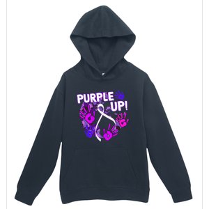 Purple Up For Military Month Of The Military Child Urban Pullover Hoodie