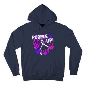 Purple Up For Military Month Of The Military Child Tall Hoodie