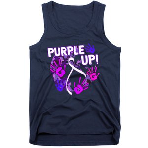 Purple Up For Military Month Of The Military Child Tank Top