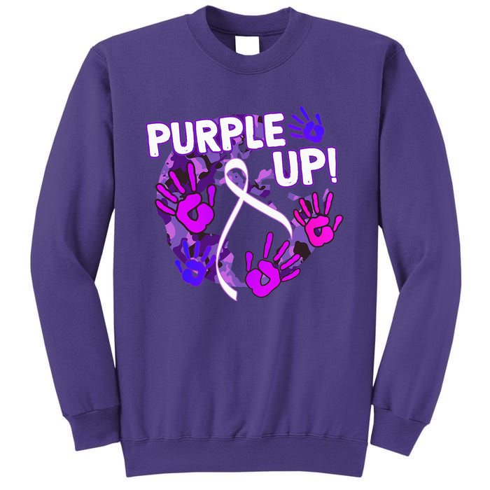 Purple Up For Military Month Of The Military Child Sweatshirt