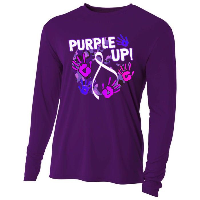 Purple Up For Military Month Of The Military Child Cooling Performance Long Sleeve Crew