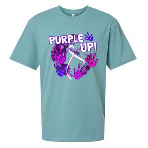 Purple Up For Military Month Of The Military Child Sueded Cloud Jersey T-Shirt