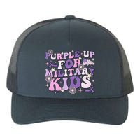 Purple Up For Military Child Cute Groovy Military Child Month Yupoong Adult 5-Panel Trucker Hat