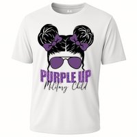 Purple Up For Military Child Awareness Cooling Performance Crew T-Shirt