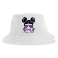 Purple Up For Military Child Awareness Sustainable Bucket Hat