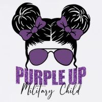 Purple Up For Military Child Awareness Sustainable Bucket Hat