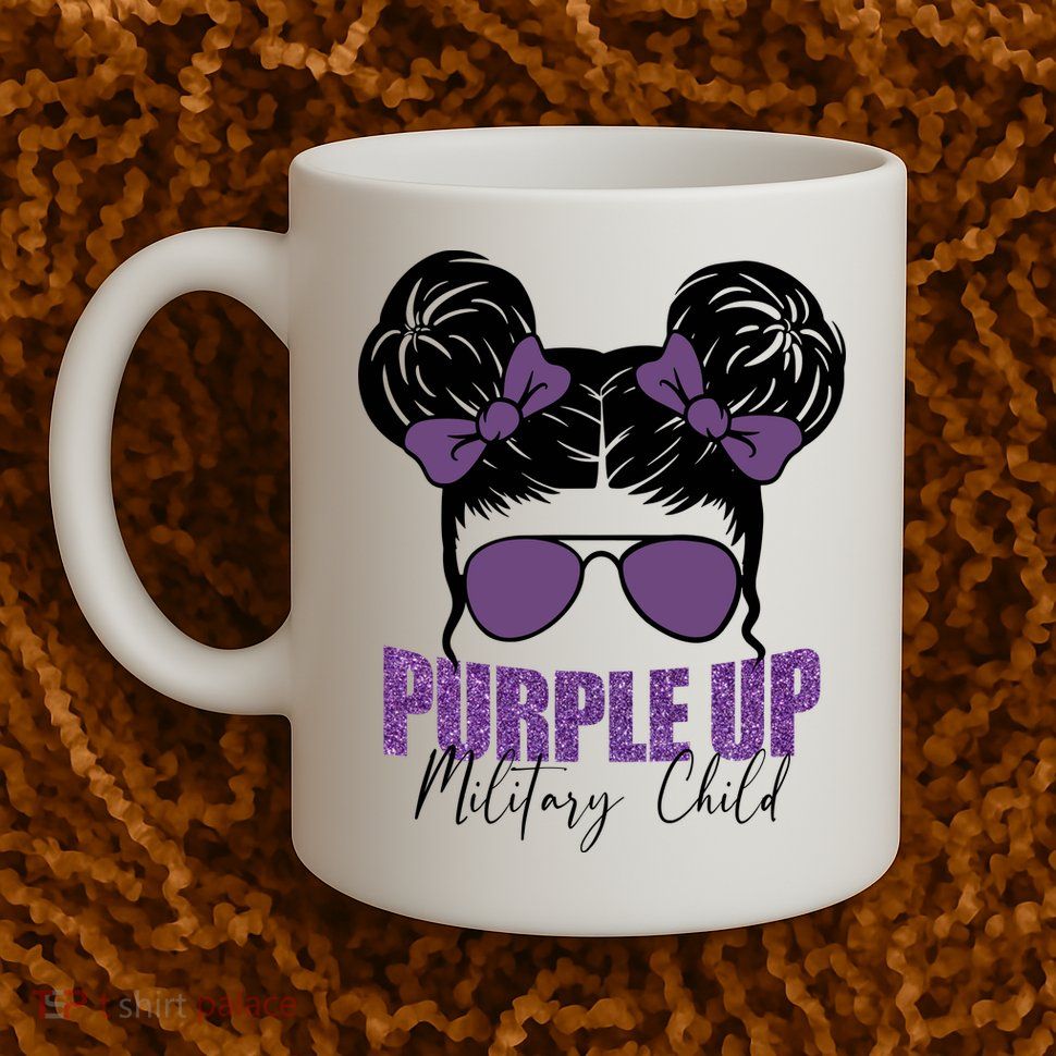 Purple Up For Military Child Awareness Mug