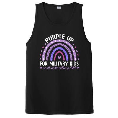 Purple Up For Military Ki.Ds Month Of The Military Child PosiCharge Competitor Tank