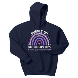 Purple Up For Military Ki.Ds Month Of The Military Child Kids Hoodie