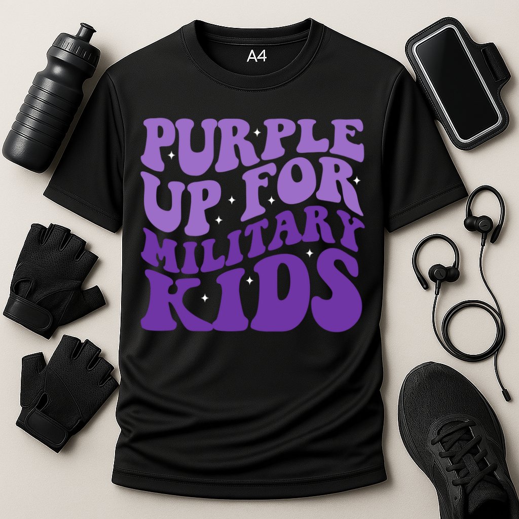 Purple Up For Military Cooling Performance Crew T-Shirt