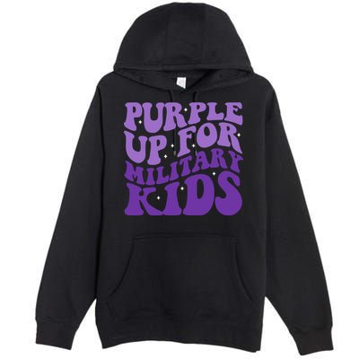 Purple Up For Military Premium Pullover Hoodie