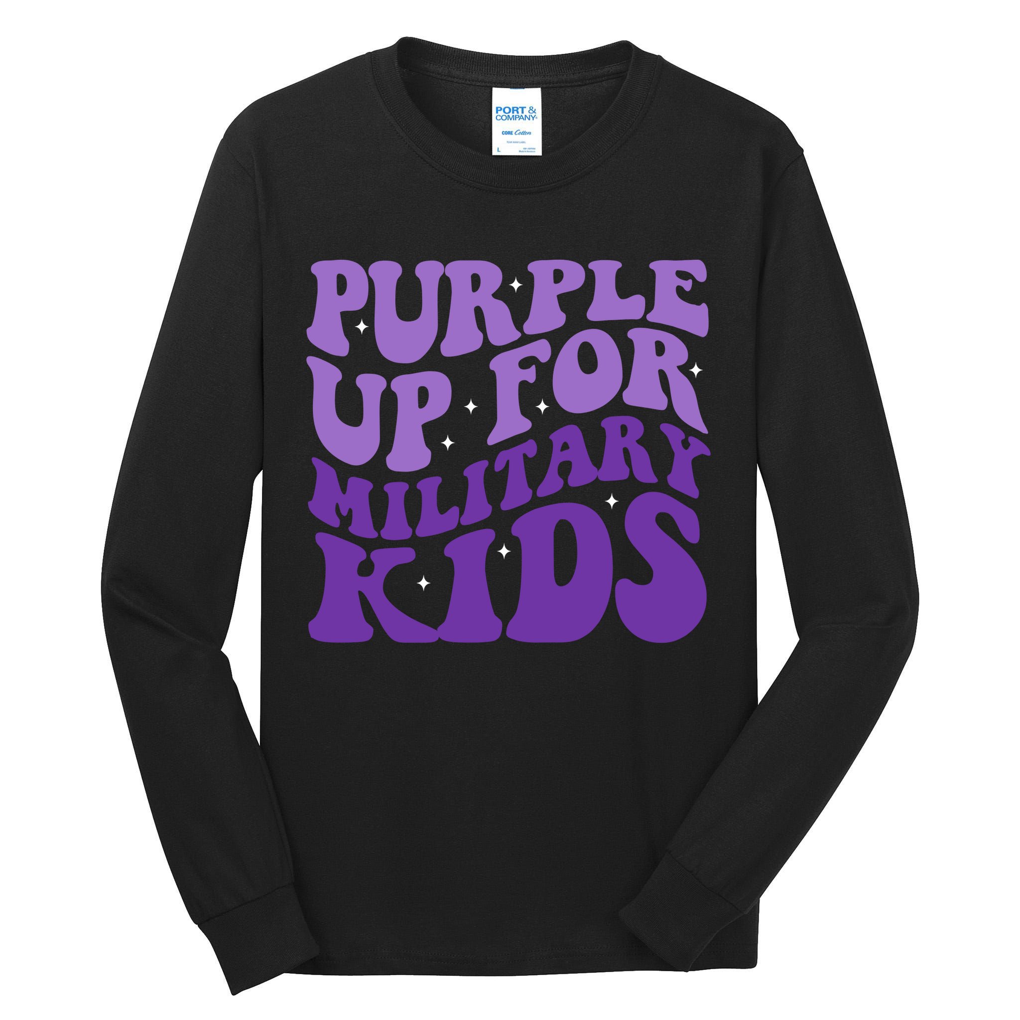 Purple Up For Military Tall Long Sleeve T-Shirt