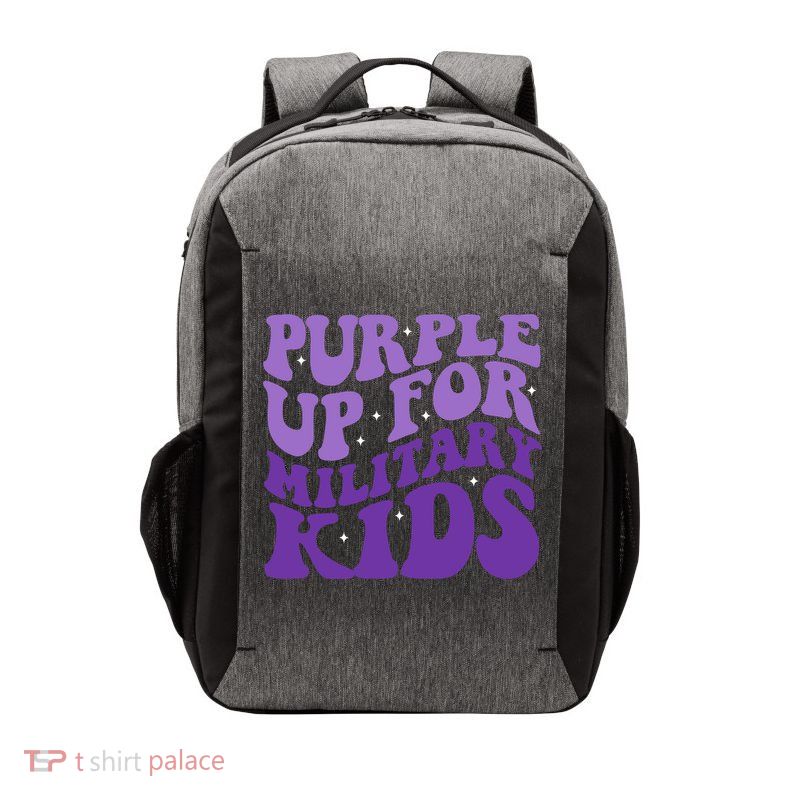 Purple Up For Military Vector Backpack