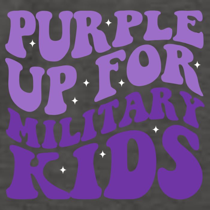 Purple Up For Military Vector Backpack