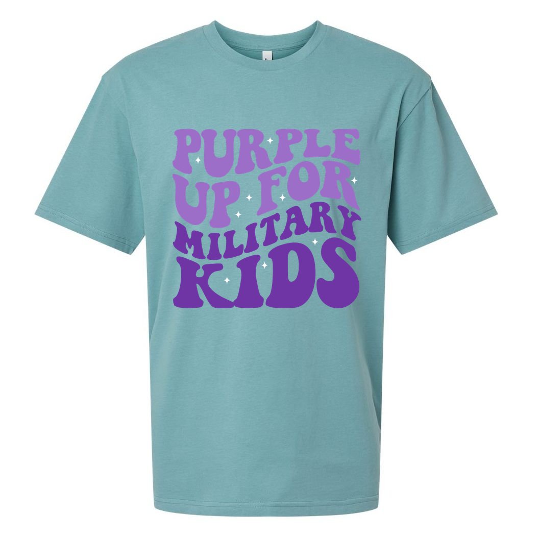 Purple Up For Military Sueded Cloud Jersey T-Shirt