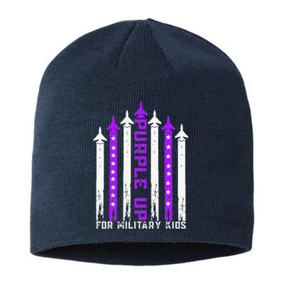 Purple Up For Military Child Month Air Force Sustainable Beanie