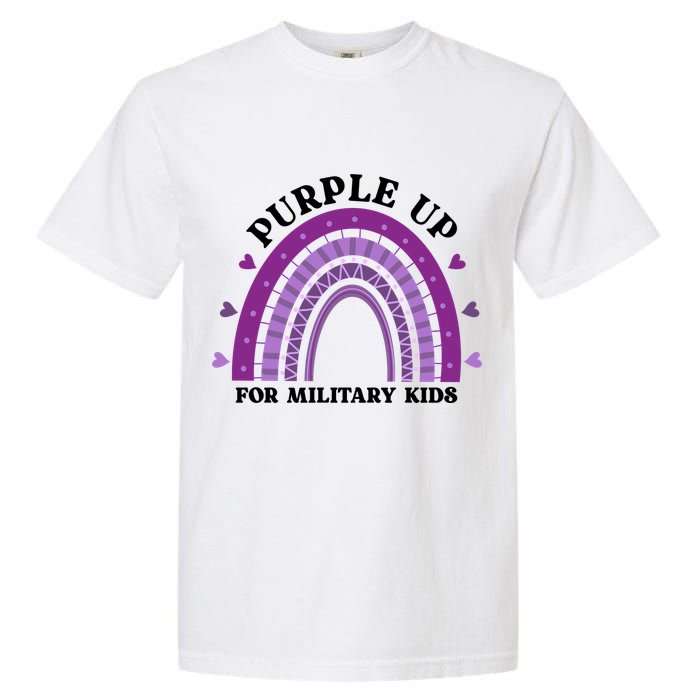 Purple Up For Military Rainbow Garment-Dyed Heavyweight T-Shirt