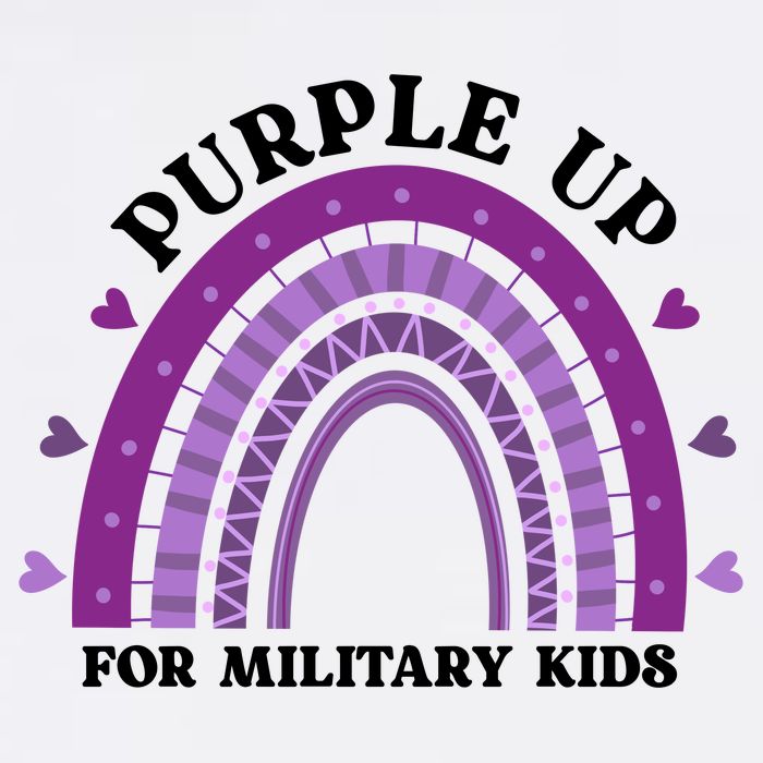 Purple Up For Military Rainbow Garment-Dyed Heavyweight T-Shirt
