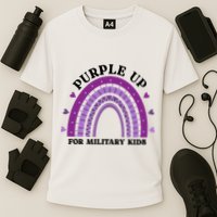 Purple Up For Military Rainbow Cooling Performance Crew T-Shirt