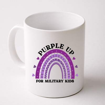 Purple Up For Military Rainbow Mug