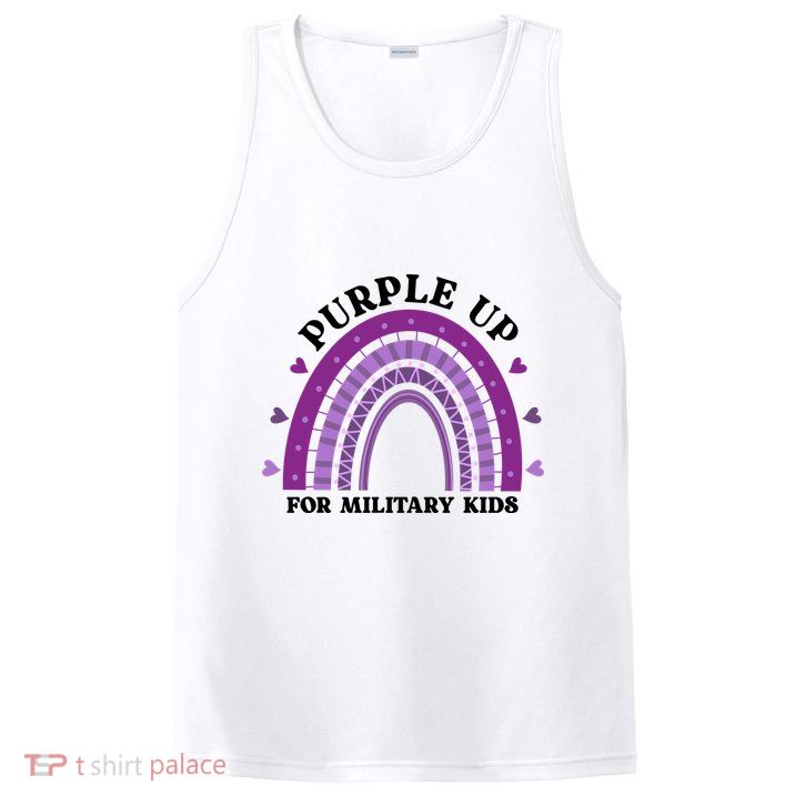Purple Up For Military Rainbow PosiCharge Competitor Tank