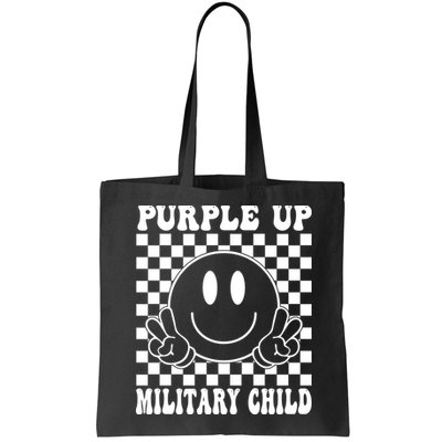 Purple Up For Military Child Retro Bag