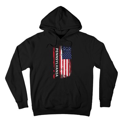 Pennsylvania Usa Flag Hoodie