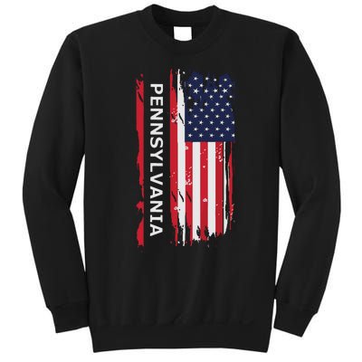 Pennsylvania Usa Flag Sweatshirt