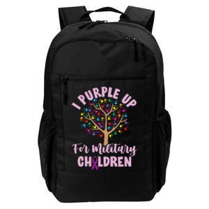 Purple Up For Military Children Tree Month Of Military Child Daily Commute Backpack