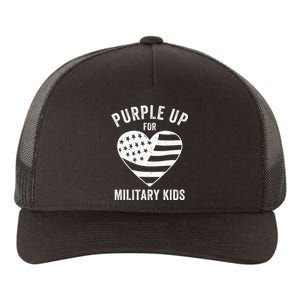 Purple Up For Military Child Month Yupoong Adult 5-Panel Trucker Hat