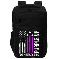 Purple Up For Military Child Month Impact Tech Backpack