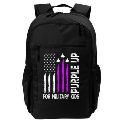 Purple Up For Military Child Month Backpack