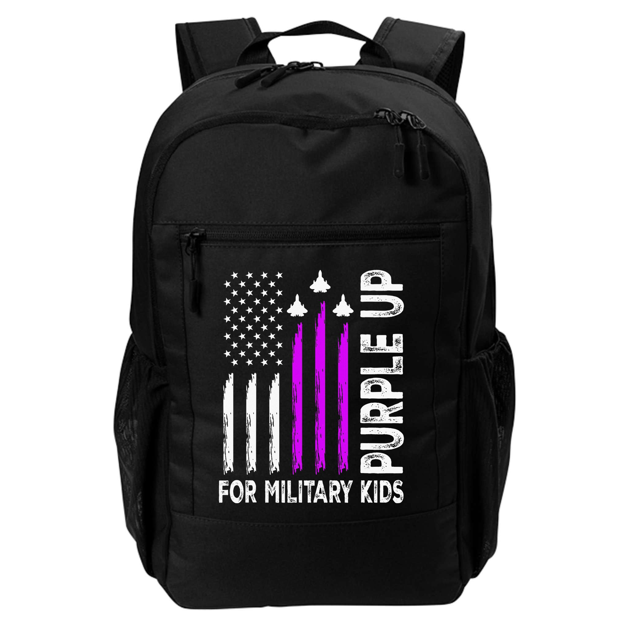 Purple Up For Military Child Month Backpack