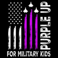 Purple Up For Military Child Month Sustainable Bucket Hat