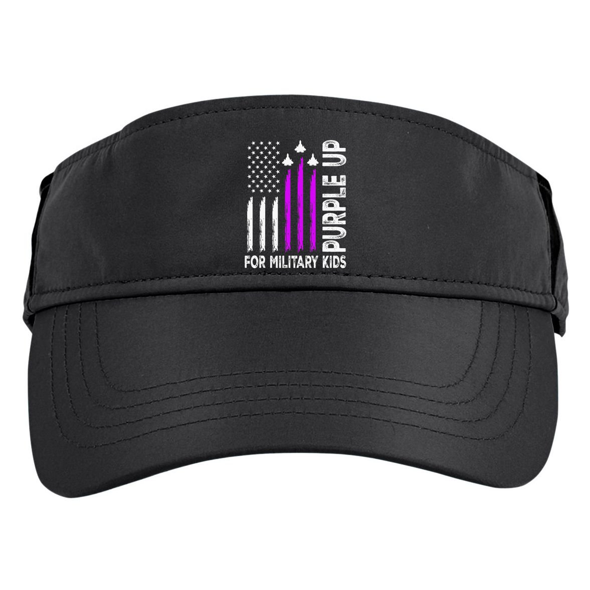 Purple Up For Military Child Month Adult Drive Performance Visor