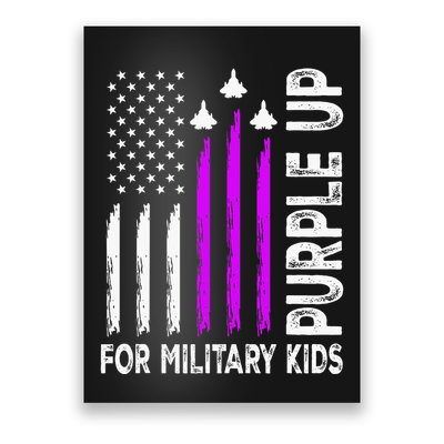 Purple Up For Military Child Month Poster