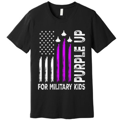 Purple Up For Military Child Month Premium T-Shirt