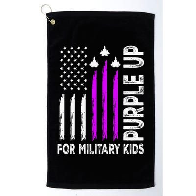 Purple Up For Military Child Month Golf Towel