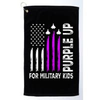 Purple Up For Military Child Month Golf Towel