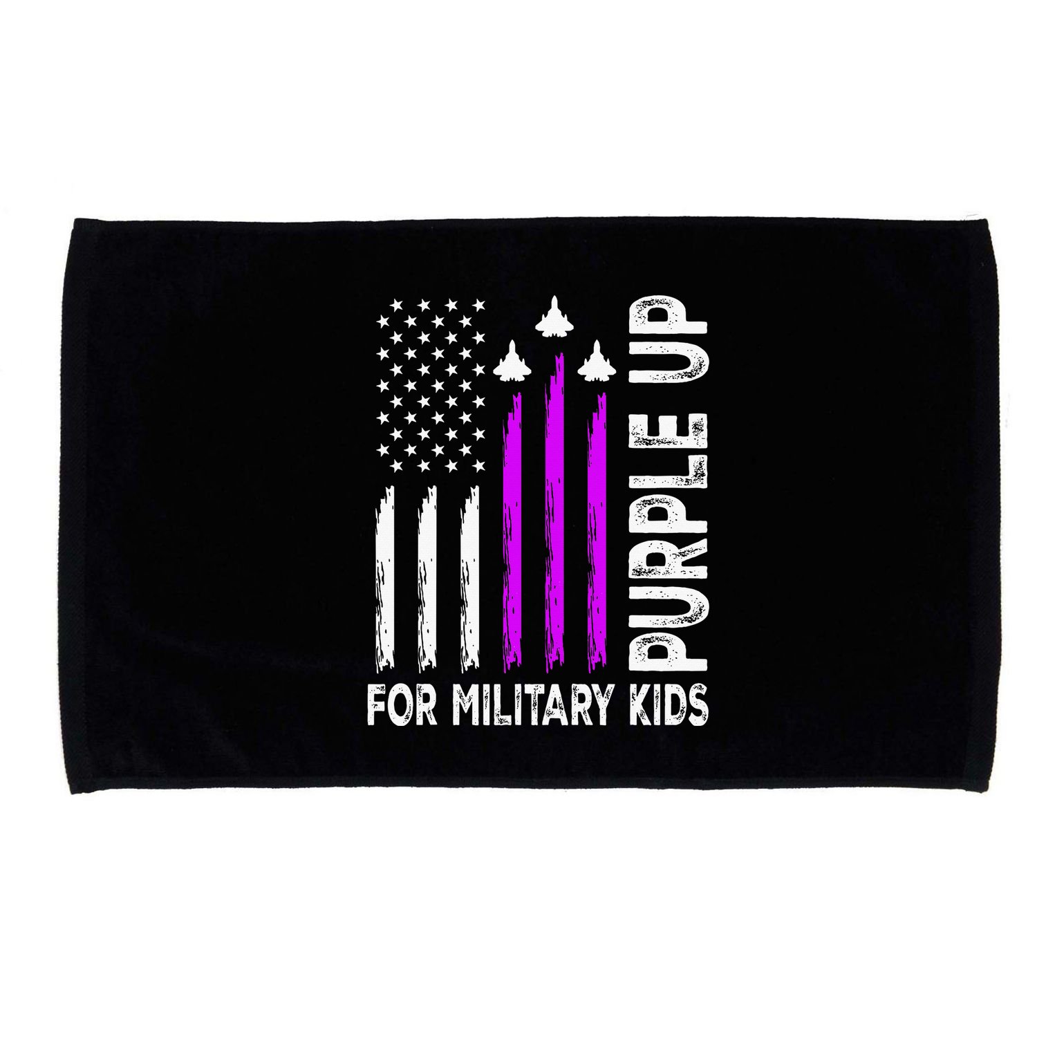 Purple Up For Military Child Month Microfiber Hand Towel