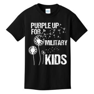 Purple Up for Military Month of the Military Child Kids T-Shirt