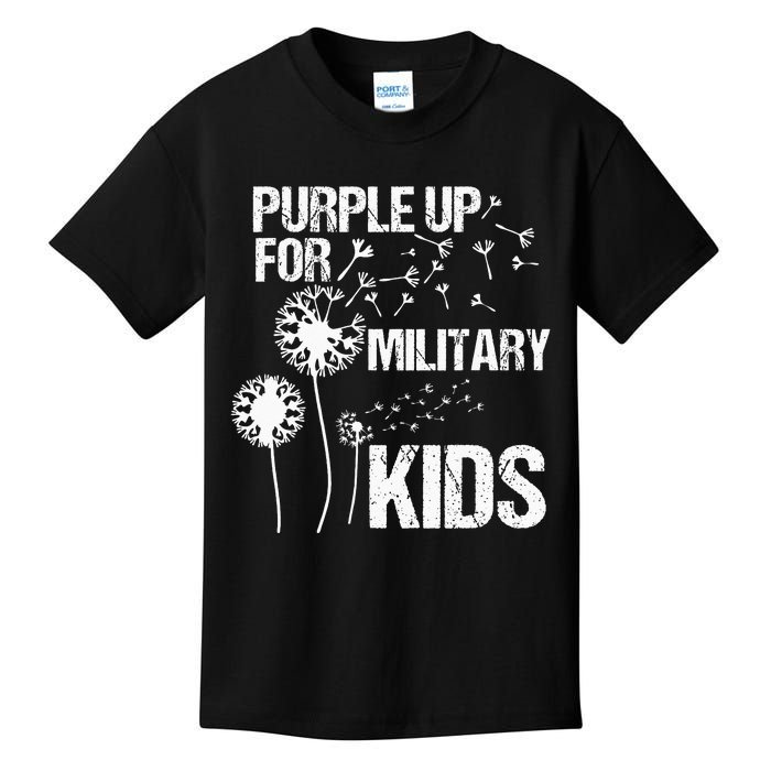 Purple Up for Military Month of the Military Child Kids T-Shirt